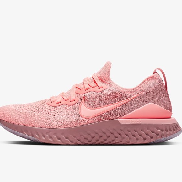 nike flyknit react pink